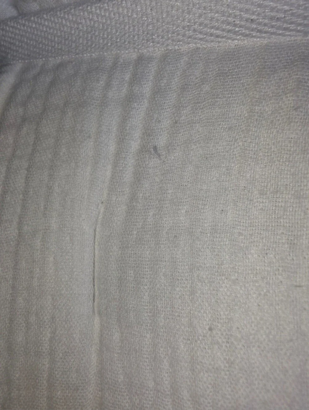 Quince Organic Cotton Airy Gauze Dream Quilt, King, White